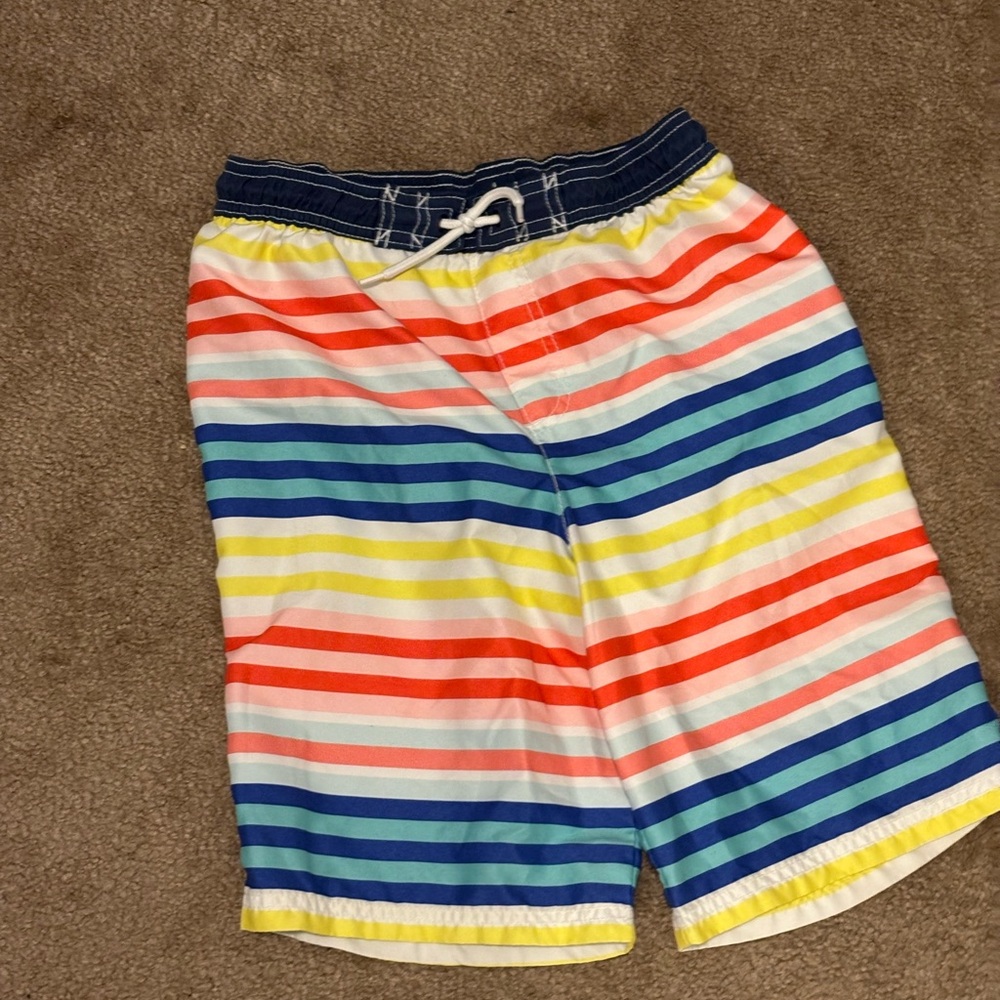 Carter's Multicolor Striped Swim Shorts